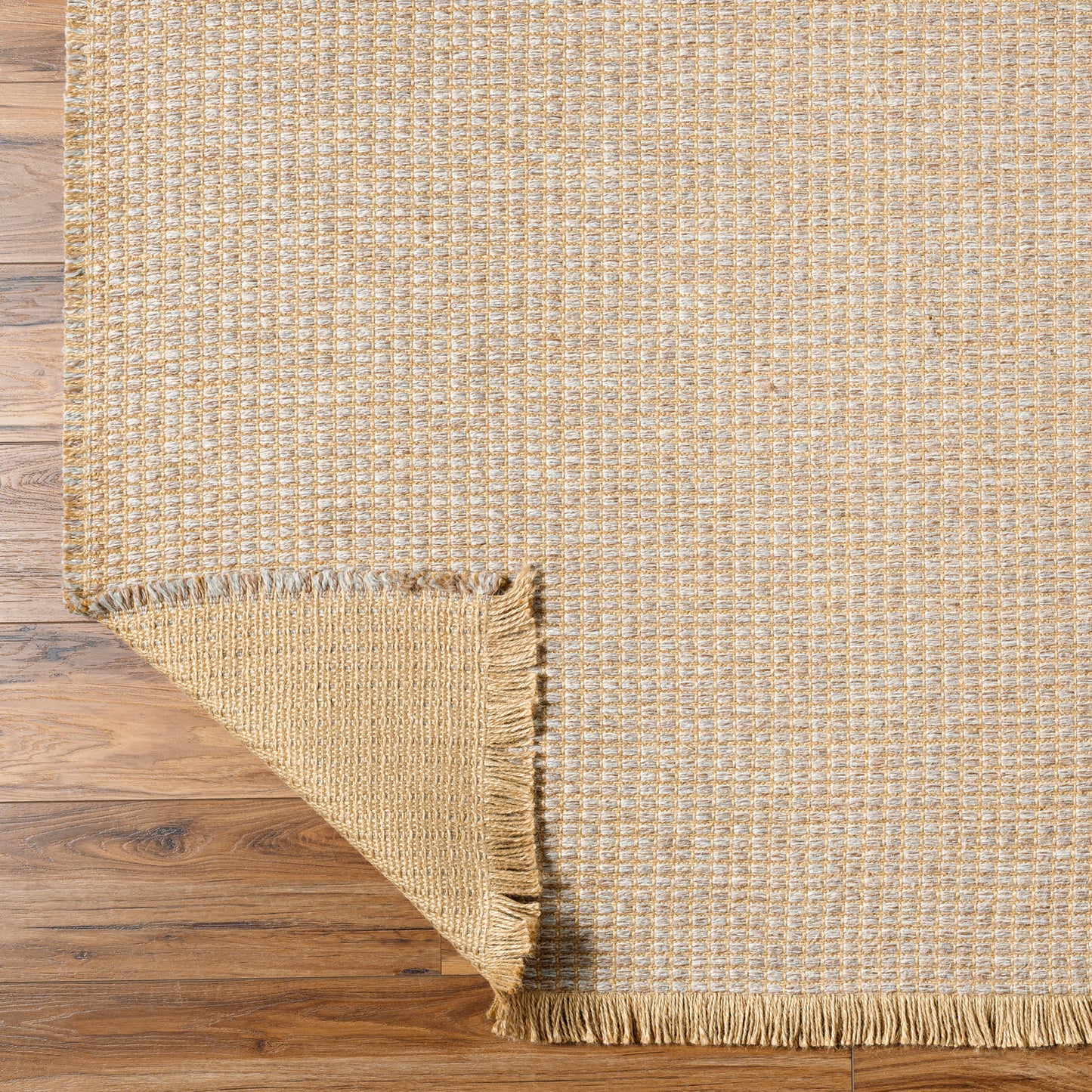 HENDY Jute Rug I Living Rom, Bedroom, Hallway I Modern Boho Rug, Natural Fibers, Rustic, Durable, Easy Care I Light Brown, Tan, Grey