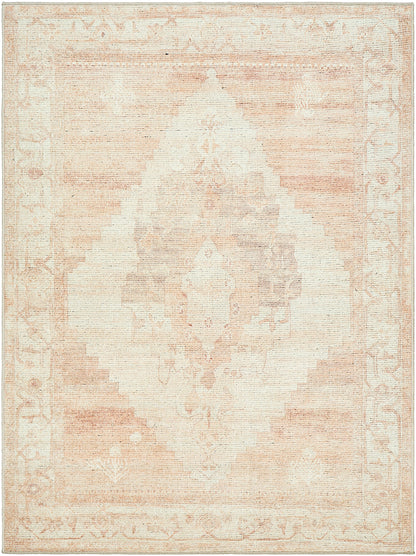 CHONG Becki Owens x Surya Vintage Traditional Oriental Boho Blush Cream Area Rug