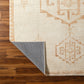 AMYA Scandi Rug I Living Room, Bedroom, Dining Room I Modern Boho Area Rug, Soft Luxurious Rug, Short Pile, Easy Care I Ivory, Orange