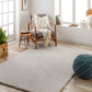 BOXHOLM Shaggy Rug I Living Room, Bedroom I Modern Boho Area Rug, Soft Fluffy Rug, Plush Pile, Large Thick Rug, Easy Care I Blue