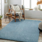 BOXHOLM Shaggy Rug I Living Room, Bedroom I Modern Boho Area Rug, Soft Fluffy Rug, Plush Pile, Large Thick Rug, Easy Care I Blue