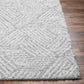 BROOKE Shaggy Modern Boho Soft Fluffy Thick Plush Pile Light Grey Area Rug