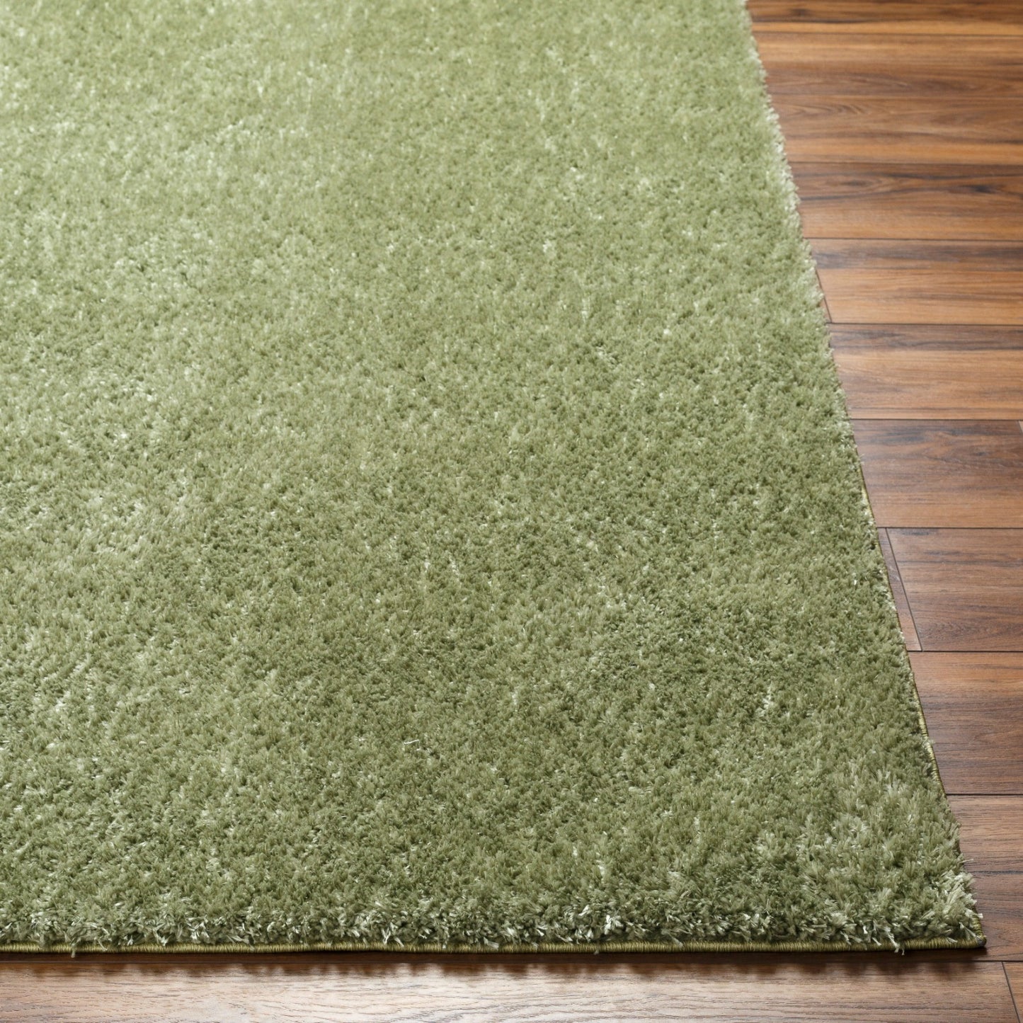 BOXHOLM Shaggy Rug I Living Room, Bedroom I Modern Boho Area Rug, Soft Fluffy Rug, Plush Pile, Large Thick Rug, Easy Care I Green