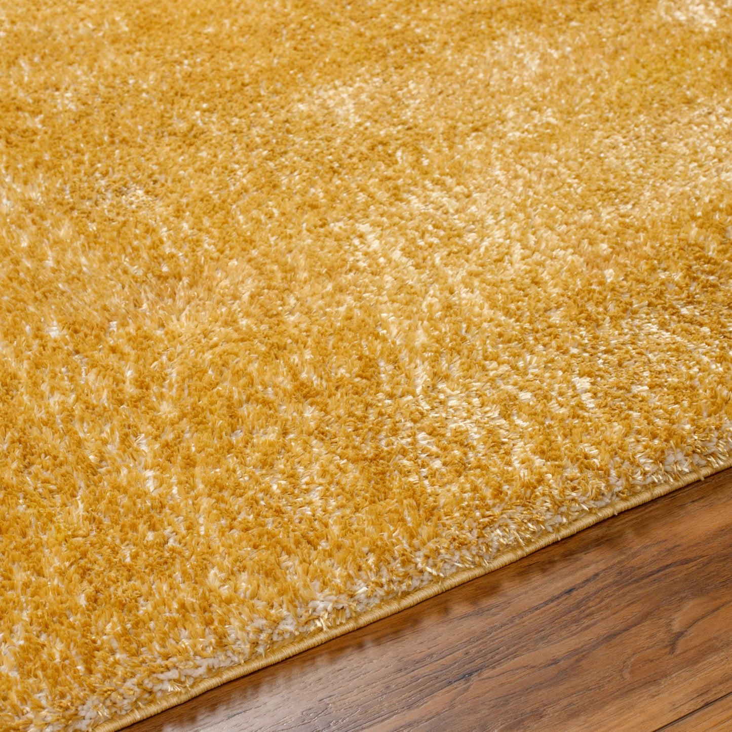 BOXHOLM Shaggy Rug I Living Room, Bedroom I Modern Boho Area Rug, Soft Fluffy Rug, Plush Pile, Large Thick Rug, Easy Care I Yellow