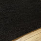 BOXHOLM Shaggy Rug I Living Room, Bedroom I Modern Boho Area Rug, Soft Fluffy Rug, Plush Pile, Large Thick Rug, Easy Care I Black