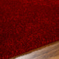 BOXHOLM Shaggy Rug I Living Room, Bedroom I Modern Boho Area Rug, Soft Fluffy Rug, Plush Pile, Large Thick Rug, Easy Care I Red