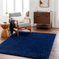 BOXHOLM Shaggy Rug I Living Room, Bedroom I Modern Boho Area Rug, Soft Fluffy Rug, Plush Pile, Large Thick Rug, Easy Care I Dark Blue