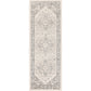 CHARTRES Vintage Rug I Living Room, Bedroom, Dining I Traditional Oriental Boho Rug, Soft Area Rug, Short Pile, Easy Care I Grey, Beige