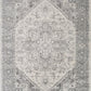 CHARTRES Vintage Traditional Oriental Boho Grey White Area Rug