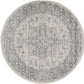 CHARTRES Vintage Traditional Oriental Boho Grey White Area Rug