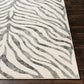 CHAMBERY Scandi Modern Boho Zebra Charcoal Area Rug