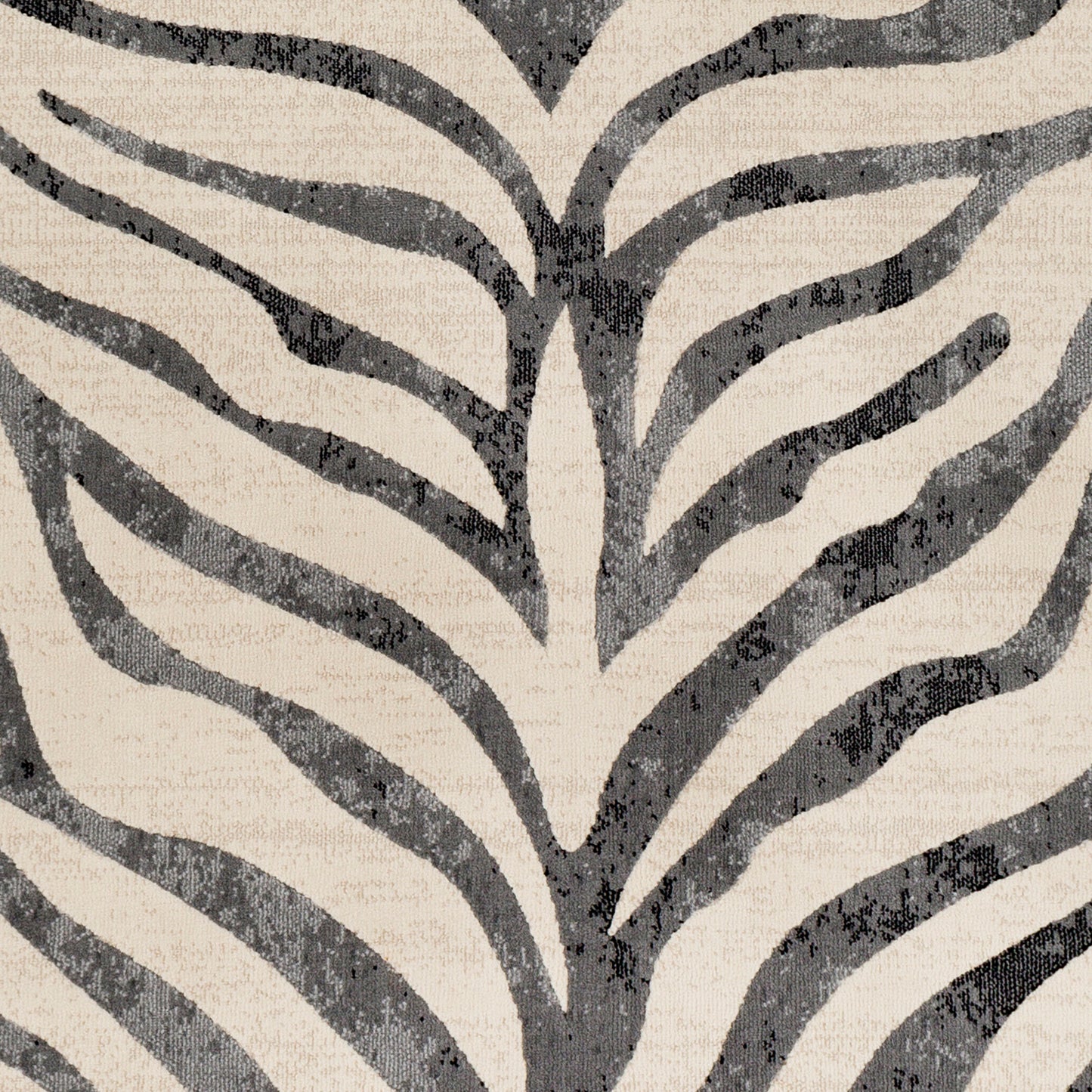 CHAMBERY Scandi Modern Boho Zebra Charcoal Area Rug