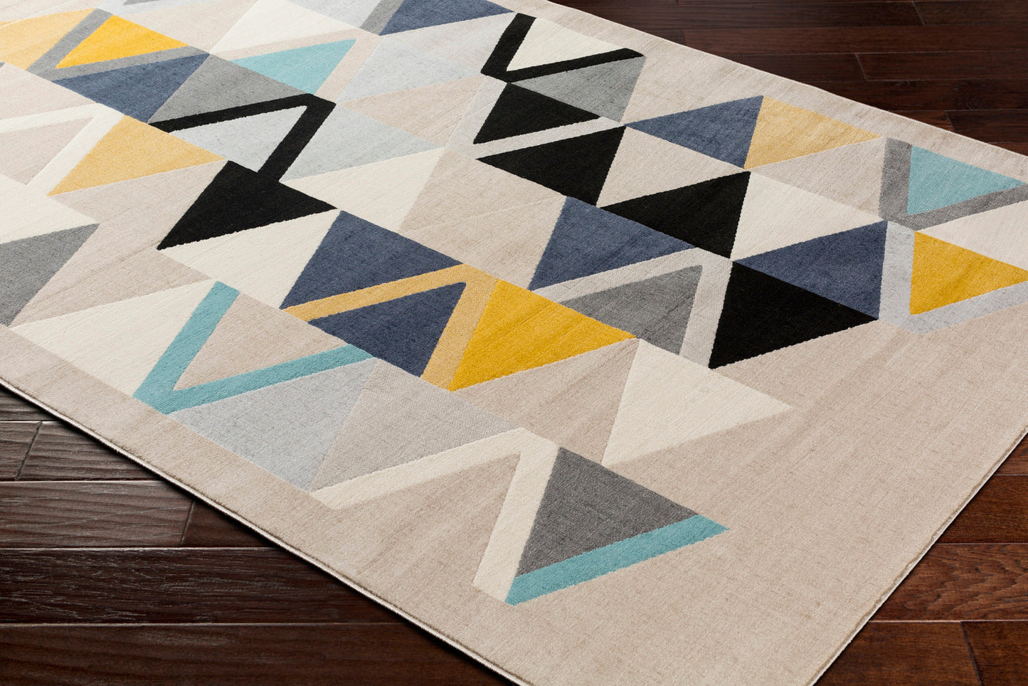 DOMWIER Scandi Modern Boho Mustard Area Rug