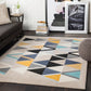 DOMWIER Scandi Modern Boho Mustard Area Rug