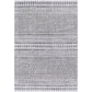 ANTIBES Oval In- & Outdoor Modern Boho Black Rug