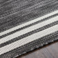 WEZEP In- & Outdoor Rug I Balcony, Terrace, Kitchen, Garden, Veranda, Patio I Modern Boho Rug, UV Weather Stain Resistant I Grey, Ivory