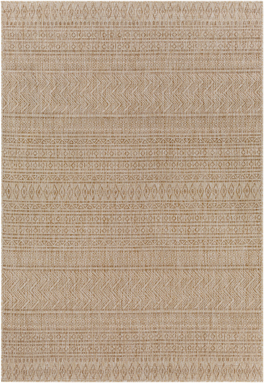 ANTIBES In- & Outdoor Boho Brown Rug