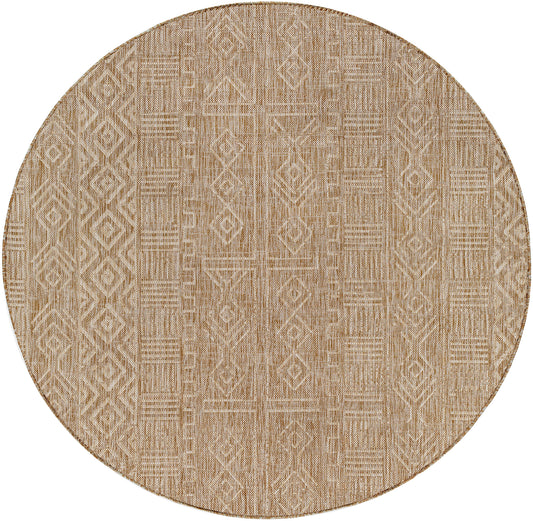 LATIMER In- & Outdoor Boho Brown Rug