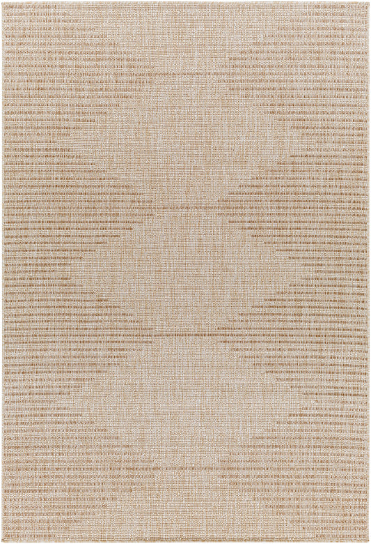 OKSWERD In- & Outdoor Boho Beige Rug