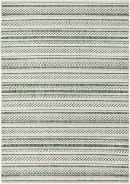 PAU In- & Outdoor Boho Moss Green Rug