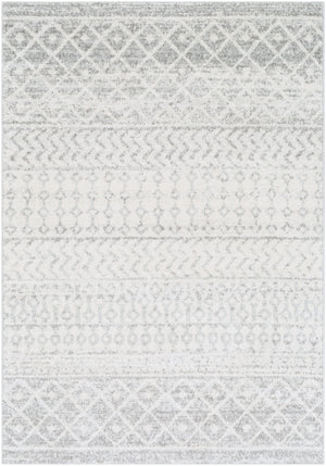 LOUISE Scandi Rug I Living Room, Bedroom, Hallway I Modern Boho Area Rug, Soft Luxurious Rug, Short Pile, Easy Care I Grey, White