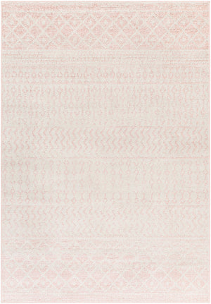 LOUISE Scandi Rug I Living Room, Bedroom, Dining I Modern Boho Area Rug, Soft Luxurious Rug, Short Pile, Durable, Easy Care I Pink