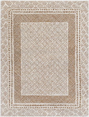 VADA Scandi Rug I Living Room, Bedroom, Dining I Modern Durable Boho Area Rug, Soft Luxurious Area Rug, Short Pile I Ivory, Terracotta