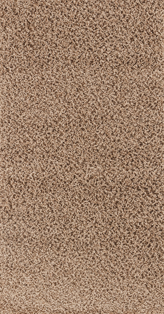 TORRIS Shaggy Modern Boho Soft Fluffy Thick Plush Pile Dark Beige Area Rug