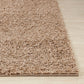 TORRIS Shaggy Rug I Living Room, Bedroom, Hallway I Modern Boho Area Rug, Soft Fluffy Rug, Plush Pile, Large Thick Rug I Dark Beige