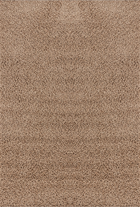 TORRIS Shaggy Modern Boho Soft Fluffy Thick Plush Pile Dark Beige Area Rug