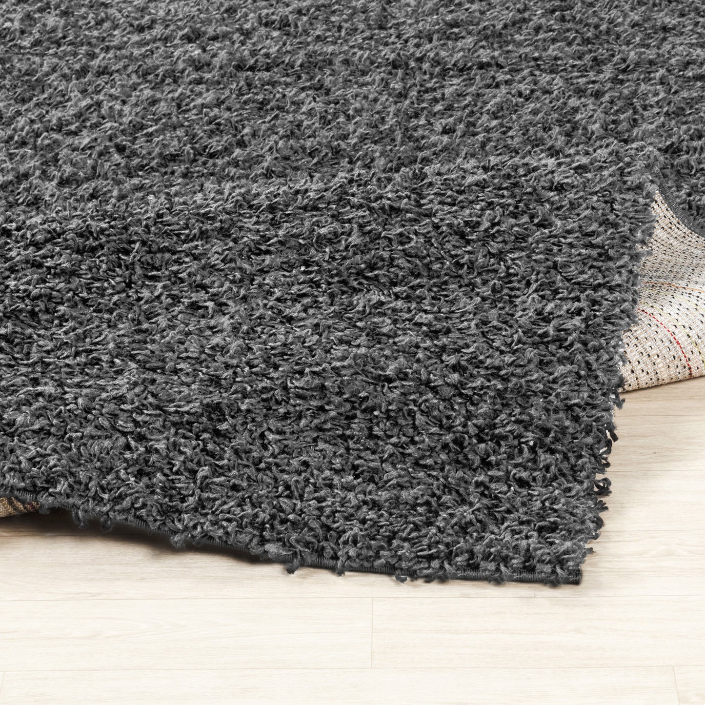 TORRIS Shaggy Rug I Living Room, Bedroom, Hallway I Modern Boho Area Rug, Soft Fluffy Rug, Plush Pile, Large Thick Rug I Dark Grey