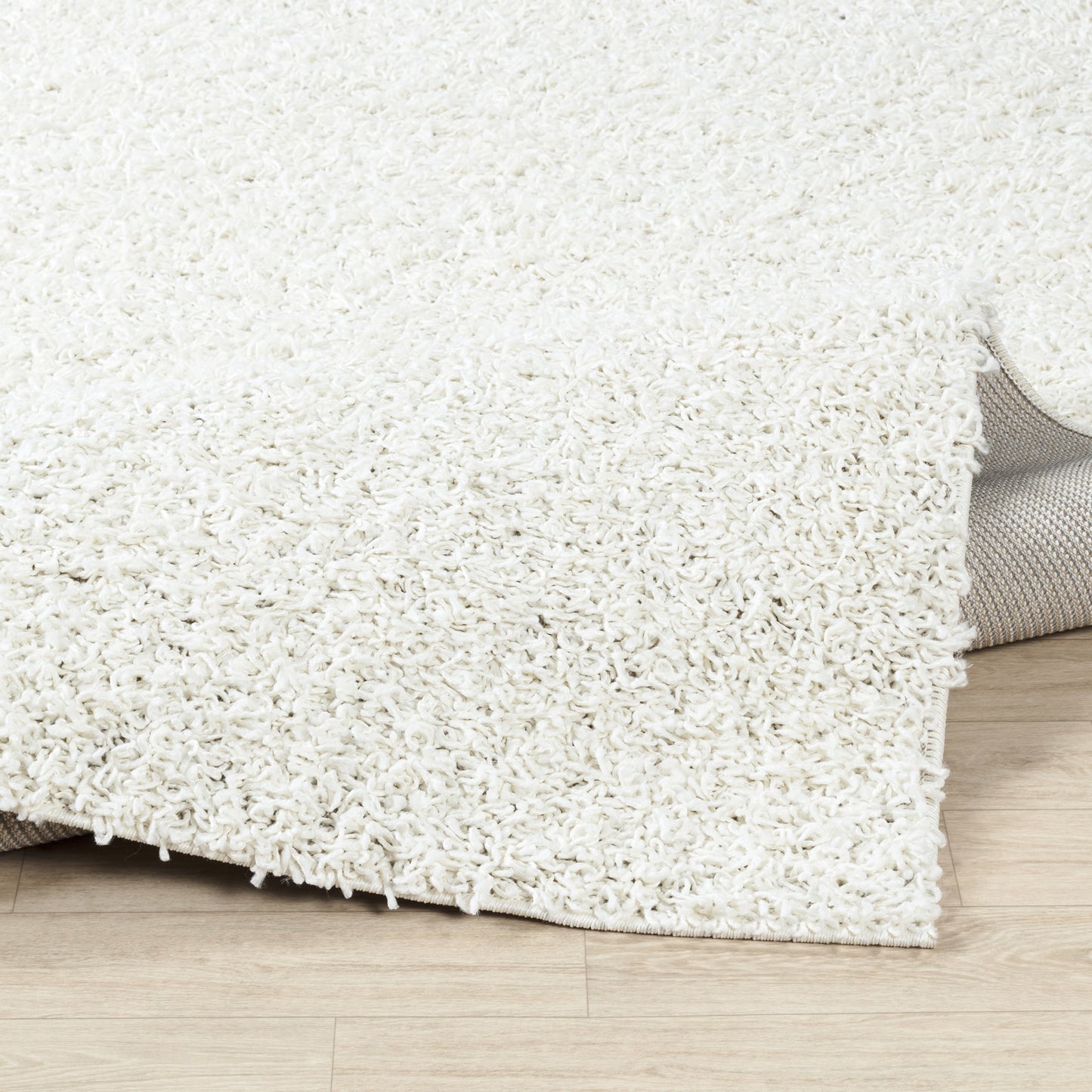 TORRIS Shaggy Rug I Living Room, Bedroom, Hallway I Modern Boho Area Rug, Soft Durable Fluffy Rug, Plush Pile, Large Thick Rug I White