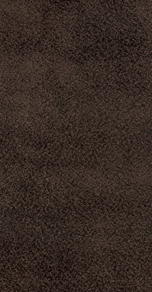 TORRIS Shaggy Modern Boho Soft Fluffy Thick Plush Pile Dark Brown Area Rug