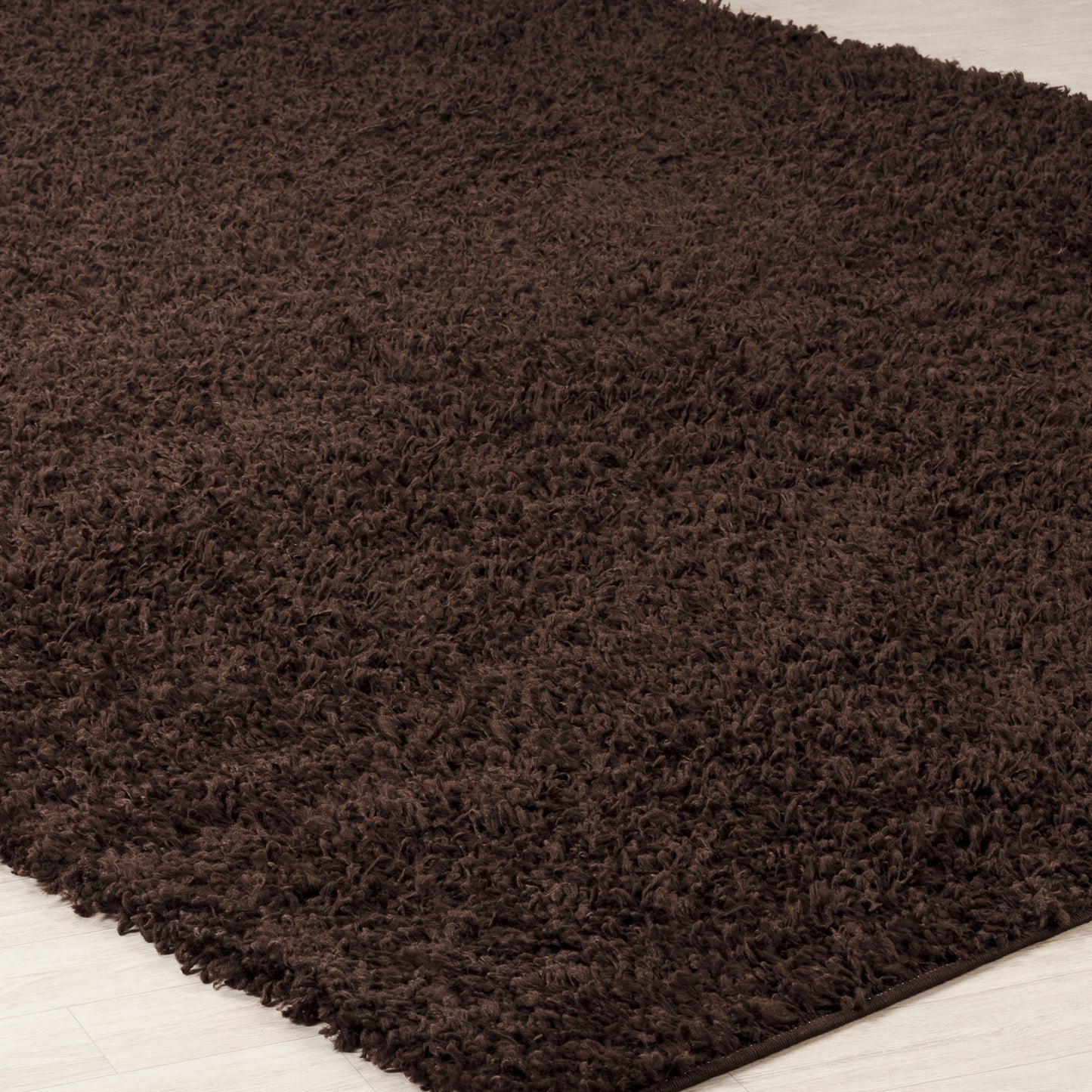 TORRIS Shaggy Rug I Living Room, Bedroom, Hallway I Modern Boho Area Rug, Soft Fluffy Rug, Plush Pile, Large Thick Rug I Dark Brown