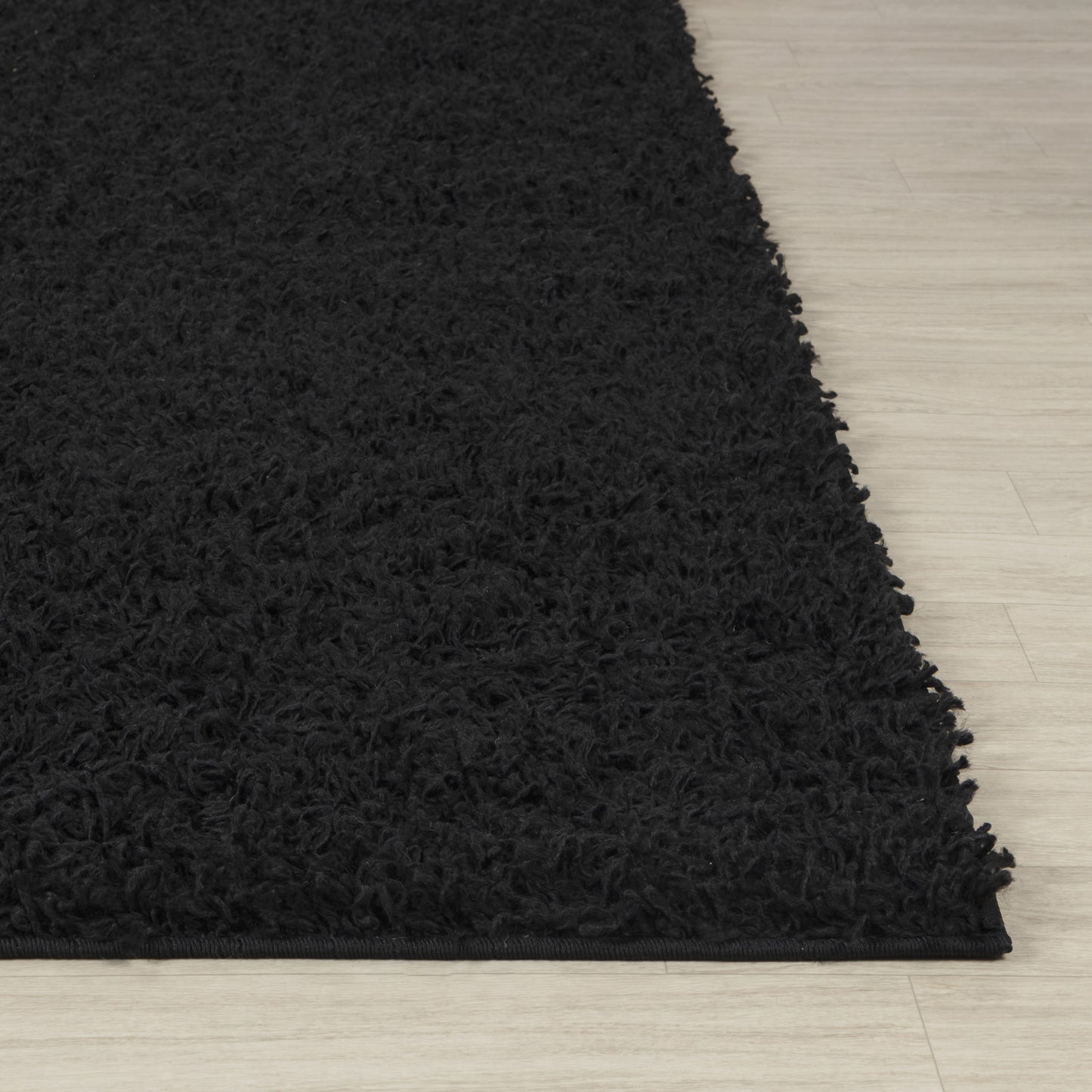 TORRIS Shaggy Rug I Living Room, Bedroom, Hallway I Modern Boho Area Rug, Soft Durable Fluffy Rug, Plush Pile, Large Thick Rug I Black