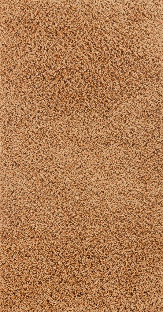 TORRIS Shaggy Modern Boho Soft Fluffy Thick Plush Pile Terracotta Area Rug