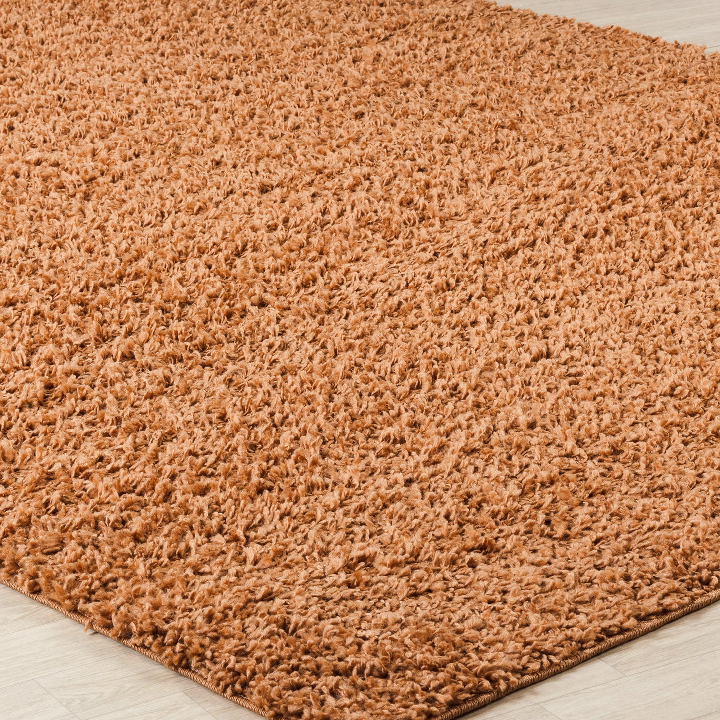 TORRIS Shaggy Rug I Living Room, Bedroom, Hallway I Modern Boho Area Rug, Soft Fluffy Rug, Plush Pile, Large Thick Rug I Terracotta