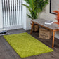 TORRIS Shaggy Rug I Living Room, Bedroom, Hallway I Modern Boho Area Rug, Soft Durable Fluffy Rug, Plush Pile, Large Thick Rug I Green