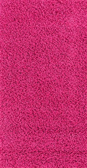 TORRIS Shaggy Modern Boho Soft Fluffy Thick Plush Pile Fuschia Area Rug