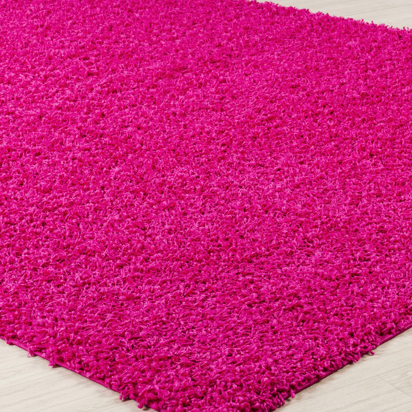 TORRIS Shaggy Rug I Living Room, Bedroom, Hallway I Modern Boho Area Rug, Soft Fluffy Rug, Plush Pile, Large Thick Rug I Fuschia