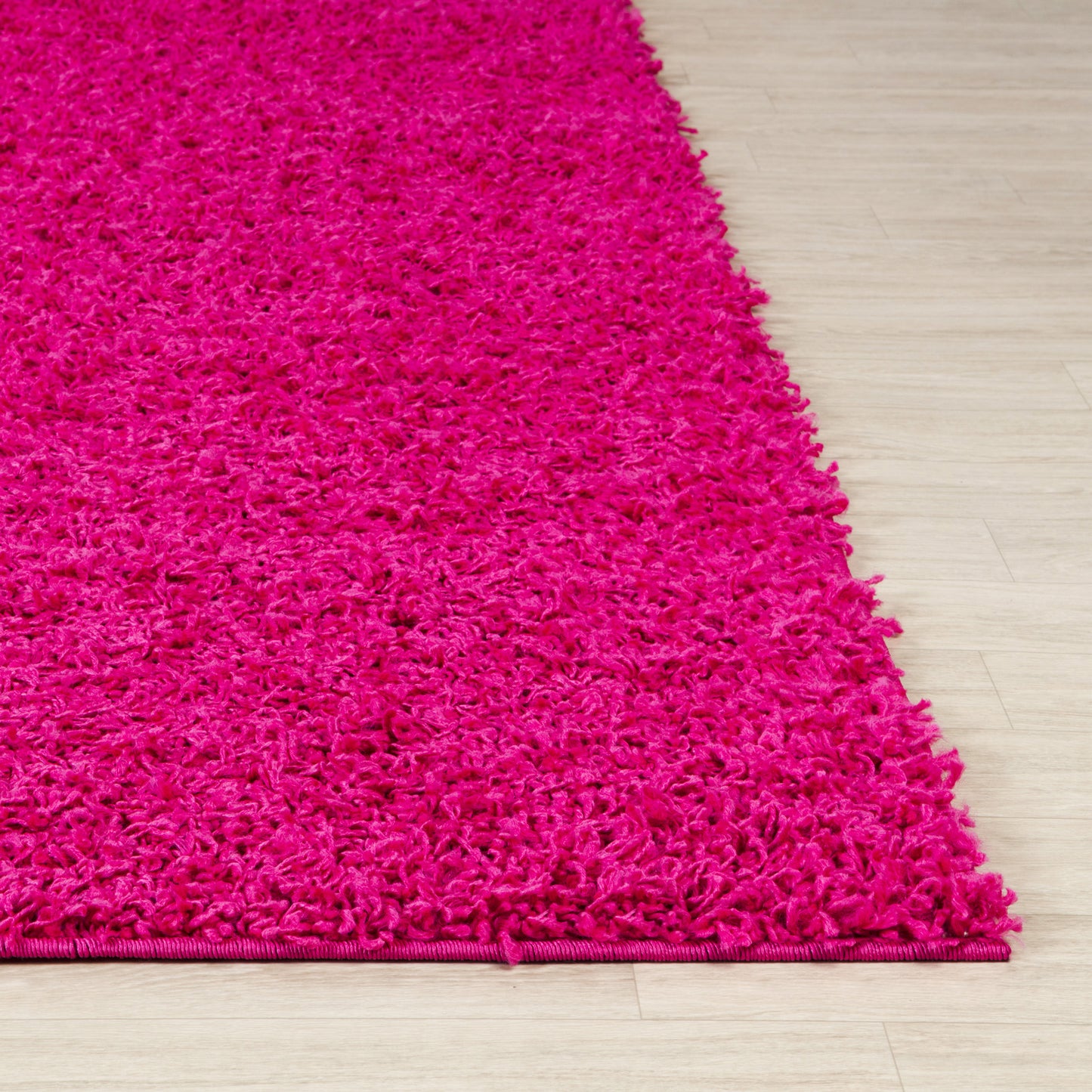 TORRIS Shaggy Rug I Living Room, Bedroom, Hallway I Modern Boho Area Rug, Soft Fluffy Rug, Plush Pile, Large Thick Rug I Fuschia