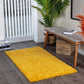 TORRIS Shaggy Rug I Living Room, Bedroom, Hallway I Modern Boho Area Rug, Soft Fluffy Rug, Plush Pile, Large Thick Rug I Yellow