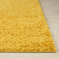 TORRIS Shaggy Rug I Living Room, Bedroom, Hallway I Modern Boho Area Rug, Soft Fluffy Rug, Plush Pile, Large Thick Rug I Yellow