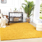 TORRIS Shaggy Rug I Living Room, Bedroom, Hallway I Modern Boho Area Rug, Soft Fluffy Rug, Plush Pile, Large Thick Rug I Yellow