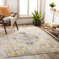 BURUM Vintage Rug I Living Room, Bedroom, Hallway I Traditional Oriental Boho Rug, Soft Area Rug, Short Pile, Easy Care I Yellow, Beige