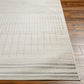 NEERBOSCH Scandi Rug I Living Room, Bedroom, Dining I Modern Boho Area Rug, Soft Luxurious Rug, Short Pile, Easy Care I Grey, Ivory