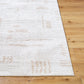 PRUNELLE Machine Washable Shaggy Boho Beige Area Rug