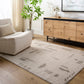 PRUNELLE Machine Washable Shaggy Boho Medium Grey Area Rug