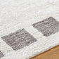 MAELLE Machine Washable Shaggy Boho Charcoal Area Rug