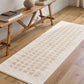 PRUNELLE Machine Washable Shaggy Boho Beige Area Rug